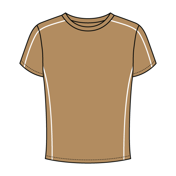 Women’s Contrast Panel Baby Tee - The Collegiate Lineup