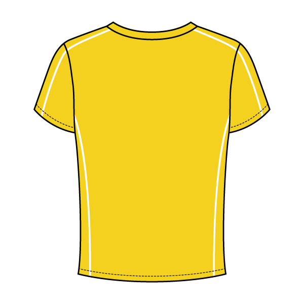 Women’s Contrast Panel Baby Tee - The Collegiate Lineup