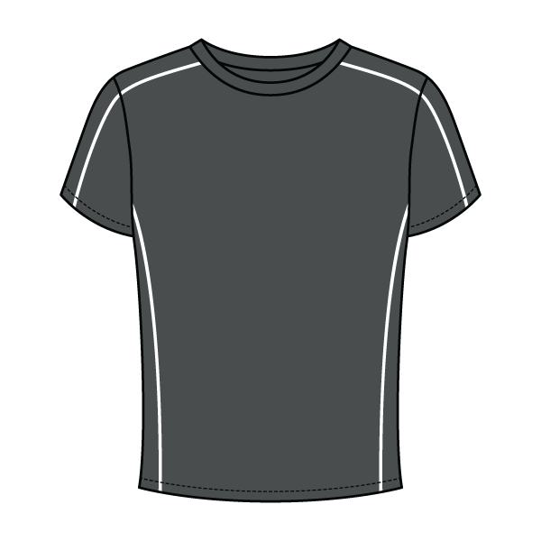 Women’s Contrast Panel Baby Tee - The Collegiate Lineup