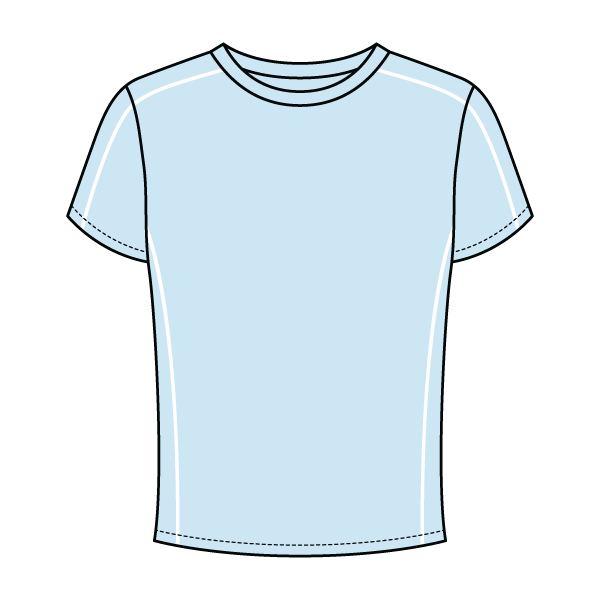 Women’s Contrast Panel Baby Tee - The Collegiate Lineup