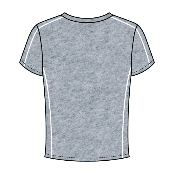 Women’s Contrast Panel Baby Tee - The Collegiate Lineup