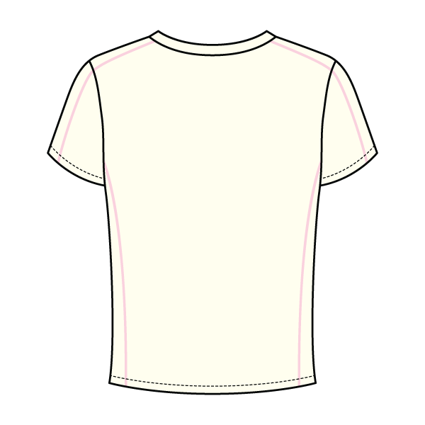 Women’s Contrast Panel Baby Tee - The Collegiate Lineup