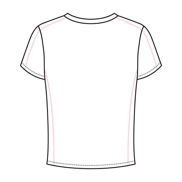 Women’s Contrast Panel Baby Tee - The Collegiate Lineup
