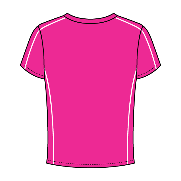 Women’s Contrast Panel Baby Tee - The Collegiate Lineup