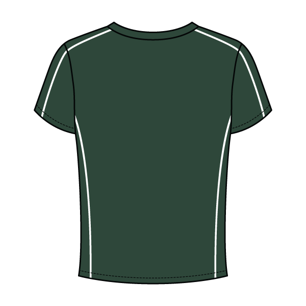 Women’s Contrast Panel Baby Tee - The Collegiate Lineup
