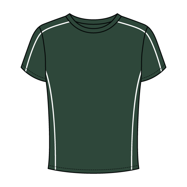 Women’s Contrast Panel Baby Tee - The Collegiate Lineup