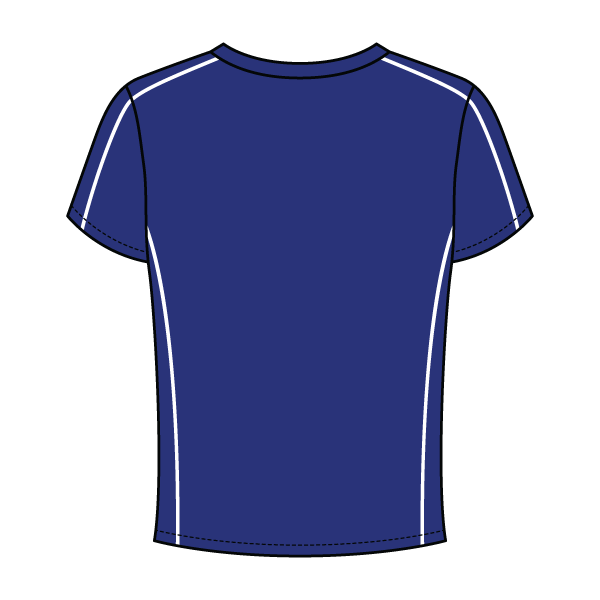 Women’s Contrast Panel Baby Tee - The Collegiate Lineup