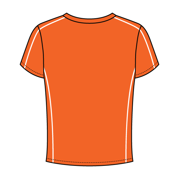 Women’s Contrast Panel Baby Tee - The Collegiate Lineup