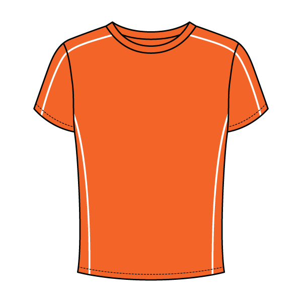 Women’s Contrast Panel Baby Tee - The Collegiate Lineup