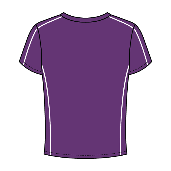 Women’s Contrast Panel Baby Tee - The Collegiate Lineup