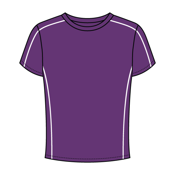 Women’s Contrast Panel Baby Tee - The Collegiate Lineup