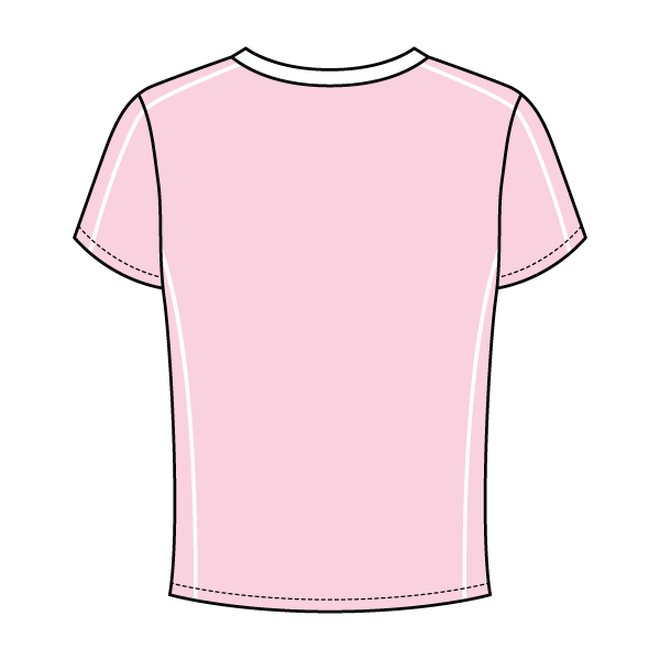Women’s Contrast Panel Baby Tee - The Collegiate Lineup