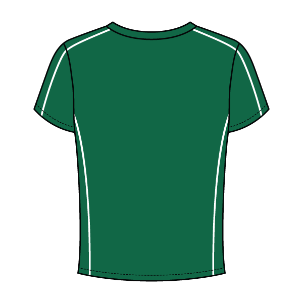 Women’s Contrast Panel Baby Tee - The Collegiate Lineup