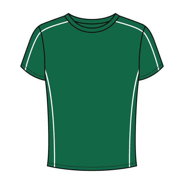 Women’s Contrast Panel Baby Tee - The Collegiate Lineup
