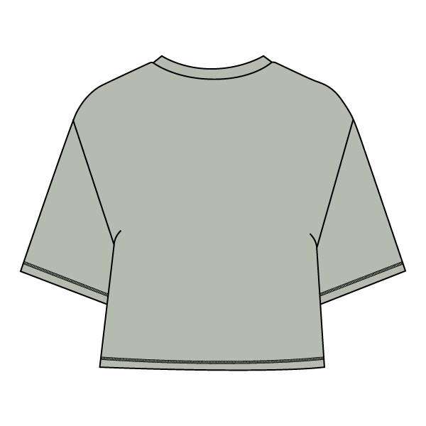 Women’s Oversized Boxy Cropped T-Shirt
