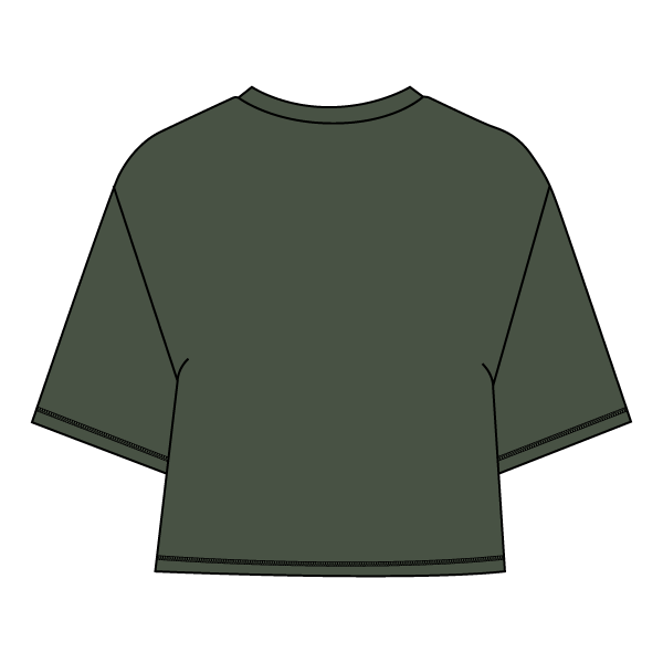 Women’s Oversized Boxy Cropped T-Shirt