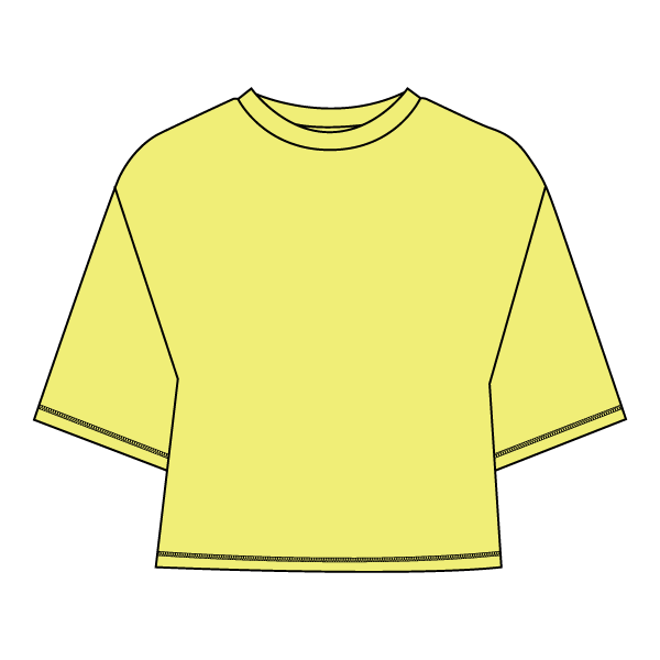 Women’s Oversized Boxy Cropped T-Shirt