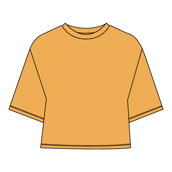 Women’s Oversized Boxy Cropped T-Shirt