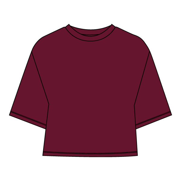 Women’s Oversized Boxy Cropped T-Shirt