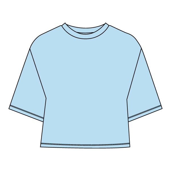 Women’s Oversized Boxy Cropped T-Shirt