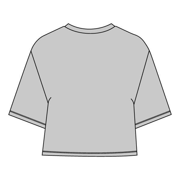 Women’s Oversized Boxy Cropped T-Shirt