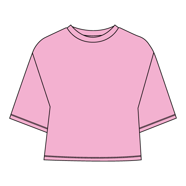 Women’s Oversized Boxy Cropped T-Shirt