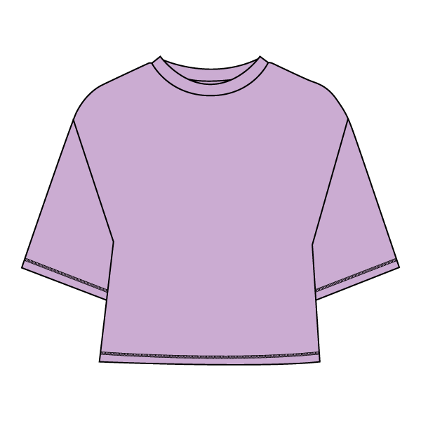 Women’s Oversized Boxy Cropped T-Shirt