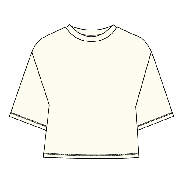 Women’s Oversized Boxy Cropped T-Shirt