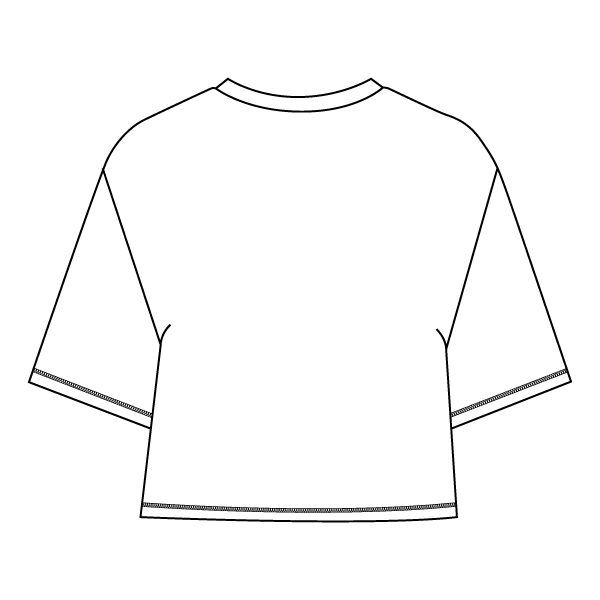 Women’s Oversized Boxy Cropped T-Shirt