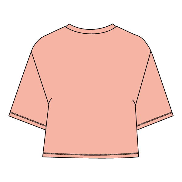 Women’s Oversized Boxy Cropped T-Shirt