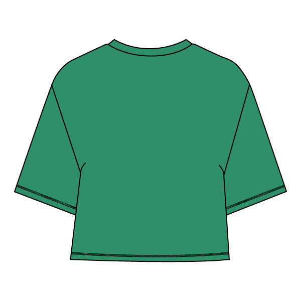 Women’s Oversized Boxy Cropped T-Shirt