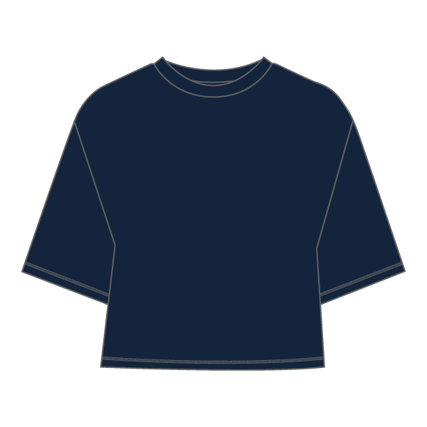 Women’s Oversized Boxy Cropped T-Shirt