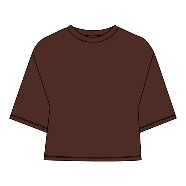 Women’s Oversized Boxy Cropped T-Shirt