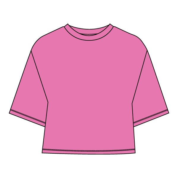 Women’s Oversized Boxy Cropped T-Shirt