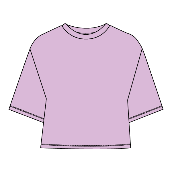 Women’s Oversized Boxy Cropped T-Shirt