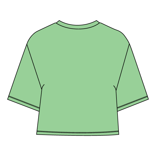 Women’s Oversized Boxy Cropped T-Shirt