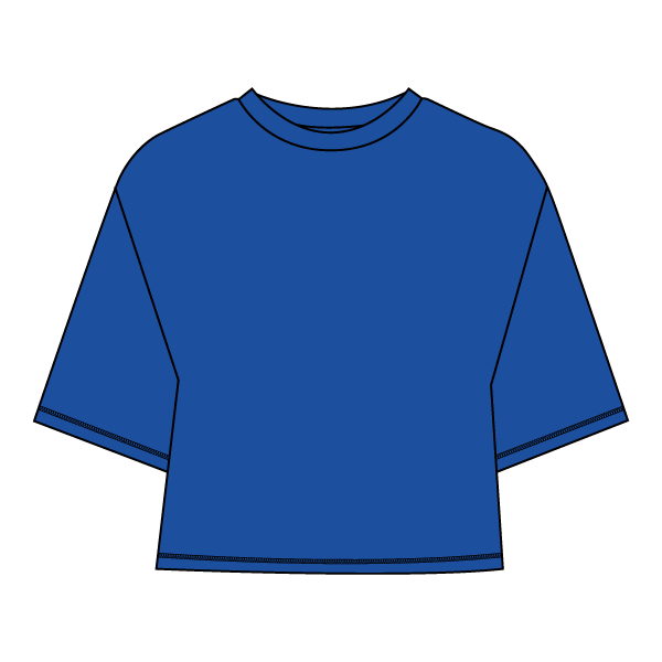 Women’s Oversized Boxy Cropped T-Shirt