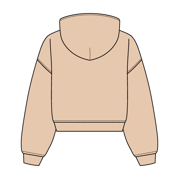 Drop Cut Oversized Zip Up Hoodie