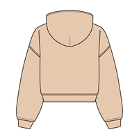 Drop Cut Oversized Zip Up Hoodie