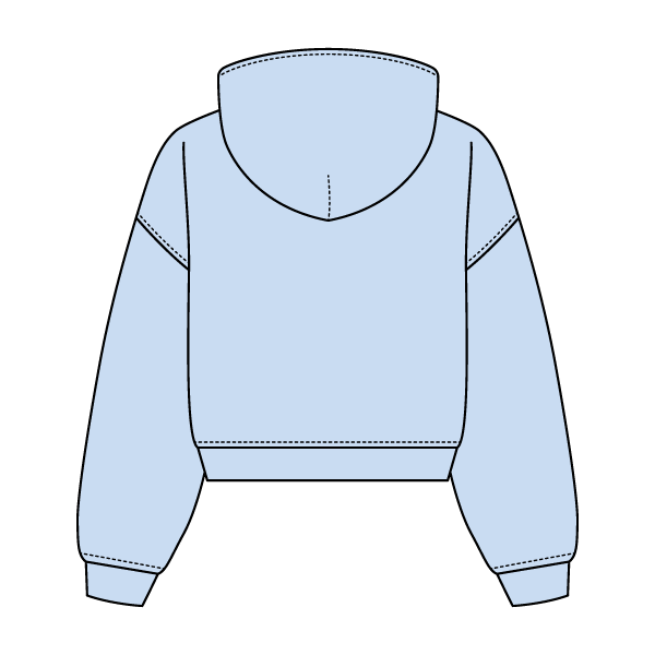 Drop Cut Oversized Zip Up Hoodie