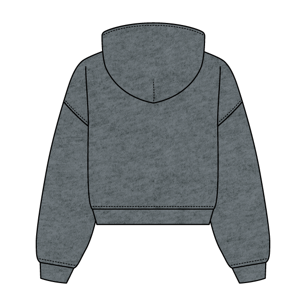 Drop Cut Oversized Zip Up Hoodie