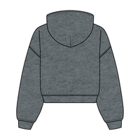 Drop Cut Oversized Zip Up Hoodie