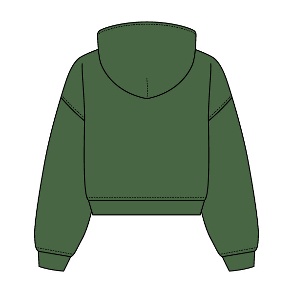 Drop Cut Oversized Zip Up Hoodie