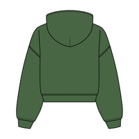 Drop Cut Oversized Zip Up Hoodie