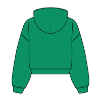 Drop Cut Oversized Zip Up Hoodie