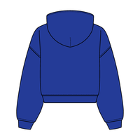 Drop Cut Oversized Zip Up Hoodie