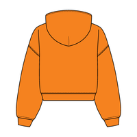 Drop Cut Oversized Zip Up Hoodie