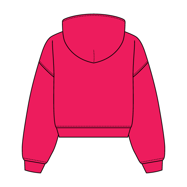 Drop Cut Oversized Zip Up Hoodie