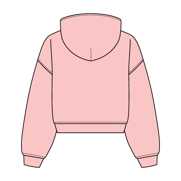 Drop Cut Oversized Zip Up Hoodie