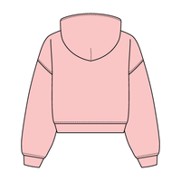 Drop Cut Oversized Zip Up Hoodie